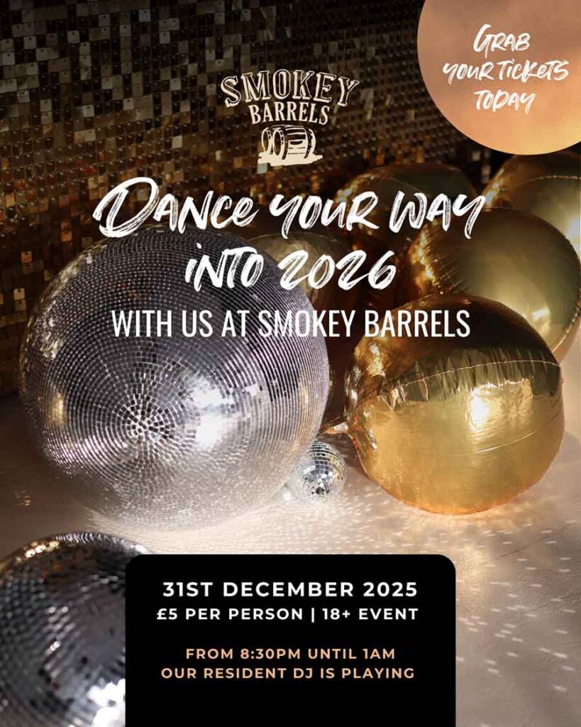 New Year's Eve event at Smokey Barrels Birmingham